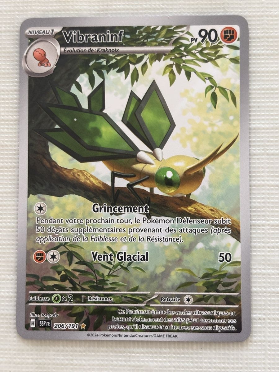 Pokémon Carte collezionabili: Carte Pokémon VIBRANINF ssp 206 fr – Nuovo (secondo la descrizione) da lausanne venduto da helderj