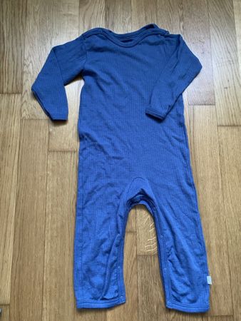 Baby Schlafanzug Overall Merinowolle Grösse 86