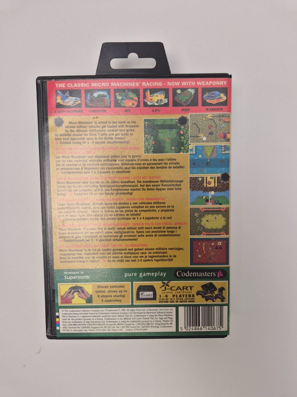 Sega Giochi: Micro Machines Military Sega Mega Drive Jeu Complet – Usato da Bogis-Bossey venduto da VNT-GE.ch 1