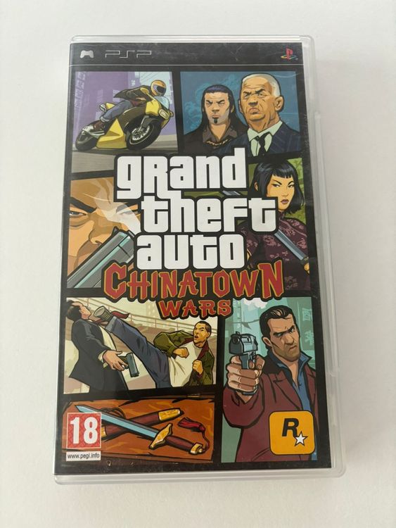 Jeu PSP Grand Theft Auto: Chinatown Wars - Bon État, Complet