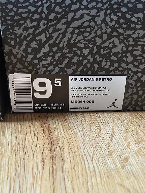 Herrenschuhe: Air Jordan 3, EU 43 (US 9.5) – Gebraucht aus Au SG von Faebukuki 1