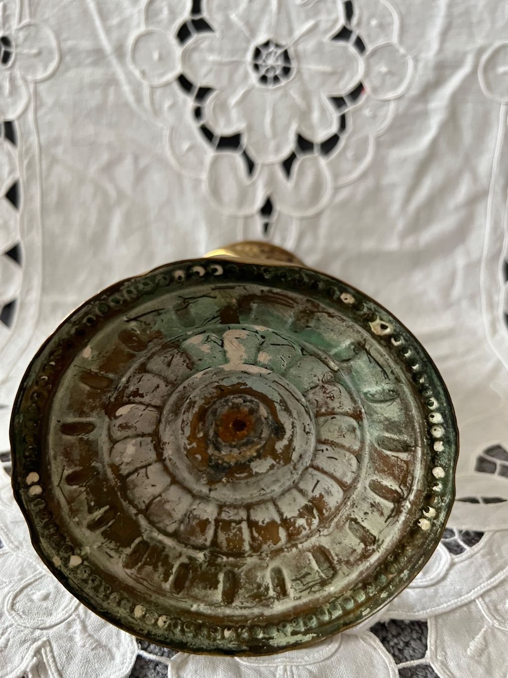 Portacandele: Antiker Messing Kerzenständer 21,5cm (1) – Usato da Frenkendorf venduto da Only1 8