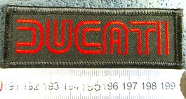 DUCATI MOTORRAD LOGO GESTICKT AUFNÄHER/KLEBER MIT LEIM
