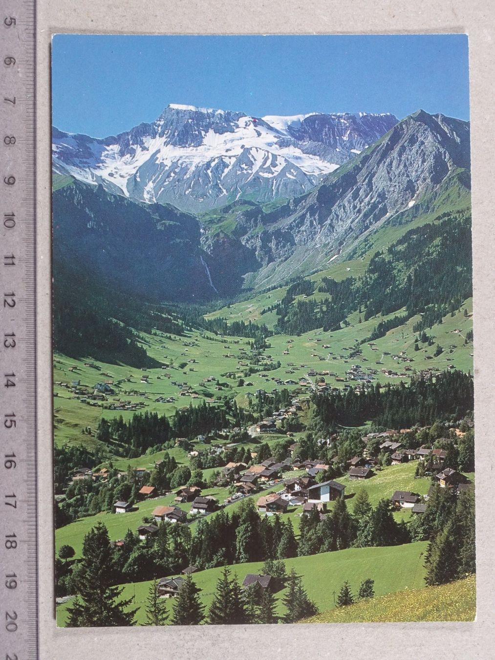 Cartoline postali: Schlegeli bei Adelboden, 1989 – Usato da Lenzburg venduto da fh1