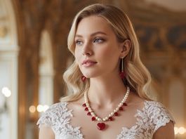 SÜSSWASSERPERLEN, ROTE JADE COLLIER!NEU!