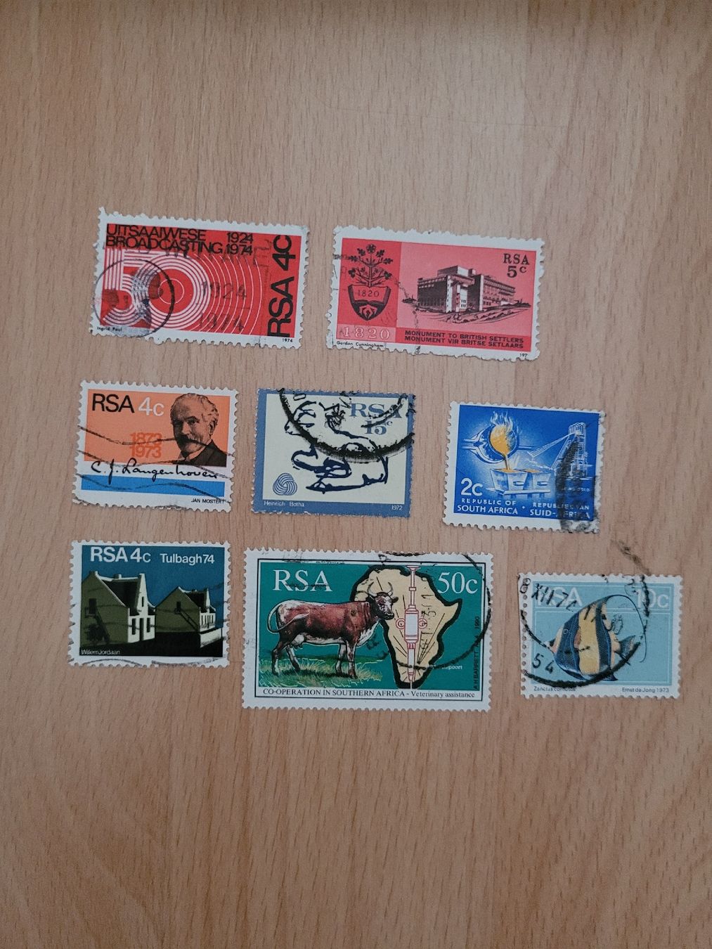 Alle Briefmarken: Briefmarken Südafrika – Gebraucht aus Inwil von Flower2325