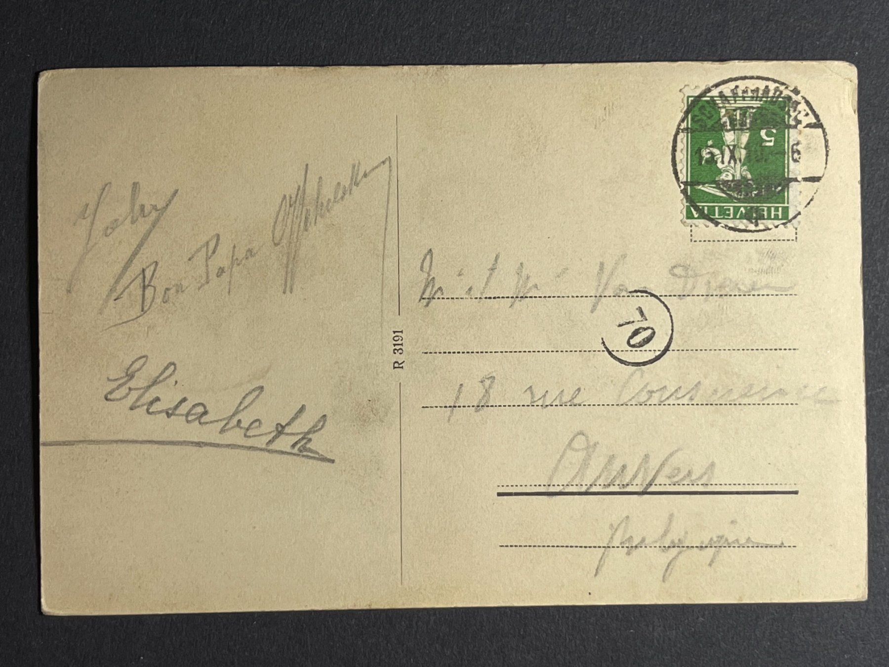 Ansichtskarten: Neuhausen, Rheinfall, 1910 – Gebraucht aus Steg VS von danwer74 1