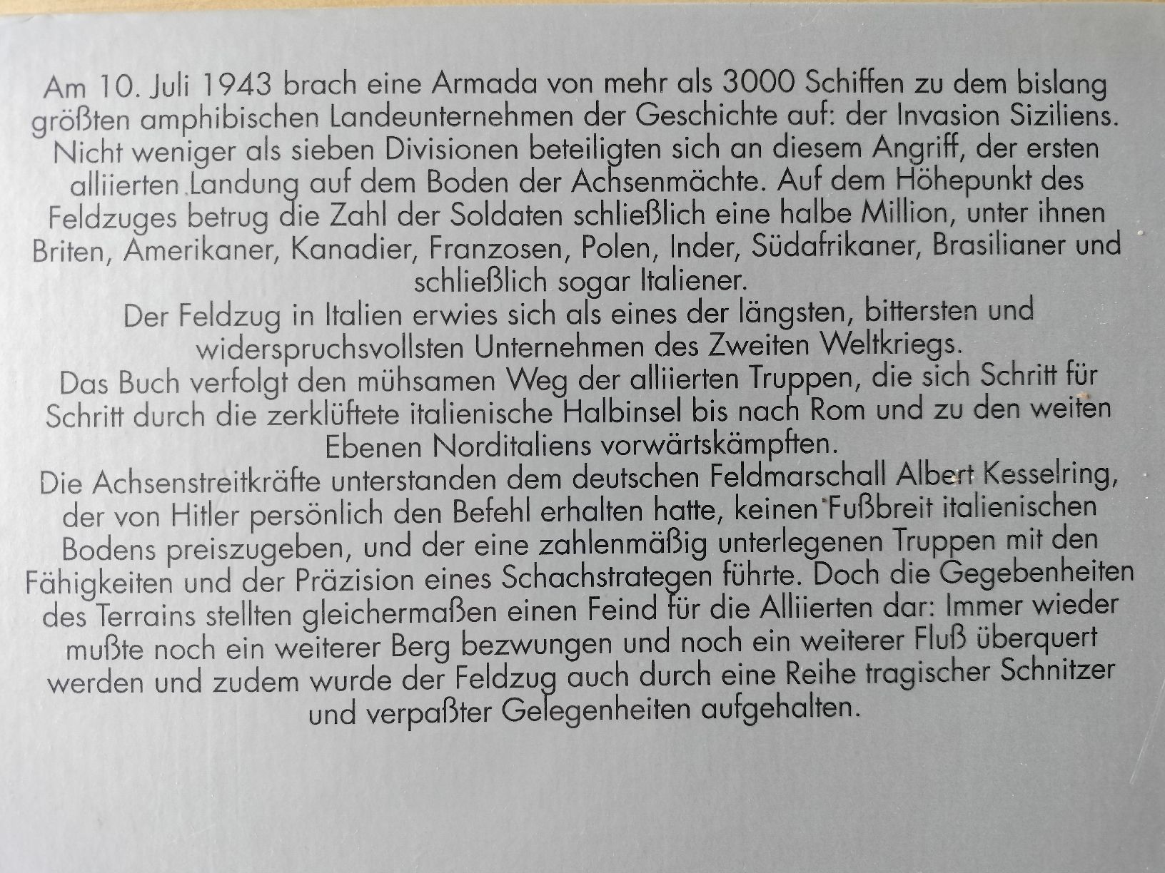 Libri: Der Feldzug in Italien – Usato da Schwanden Sigrisw venduto da pho_2mc9 1