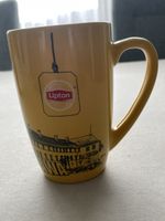 Gelbe Lipton Warschau Polen Teetasse