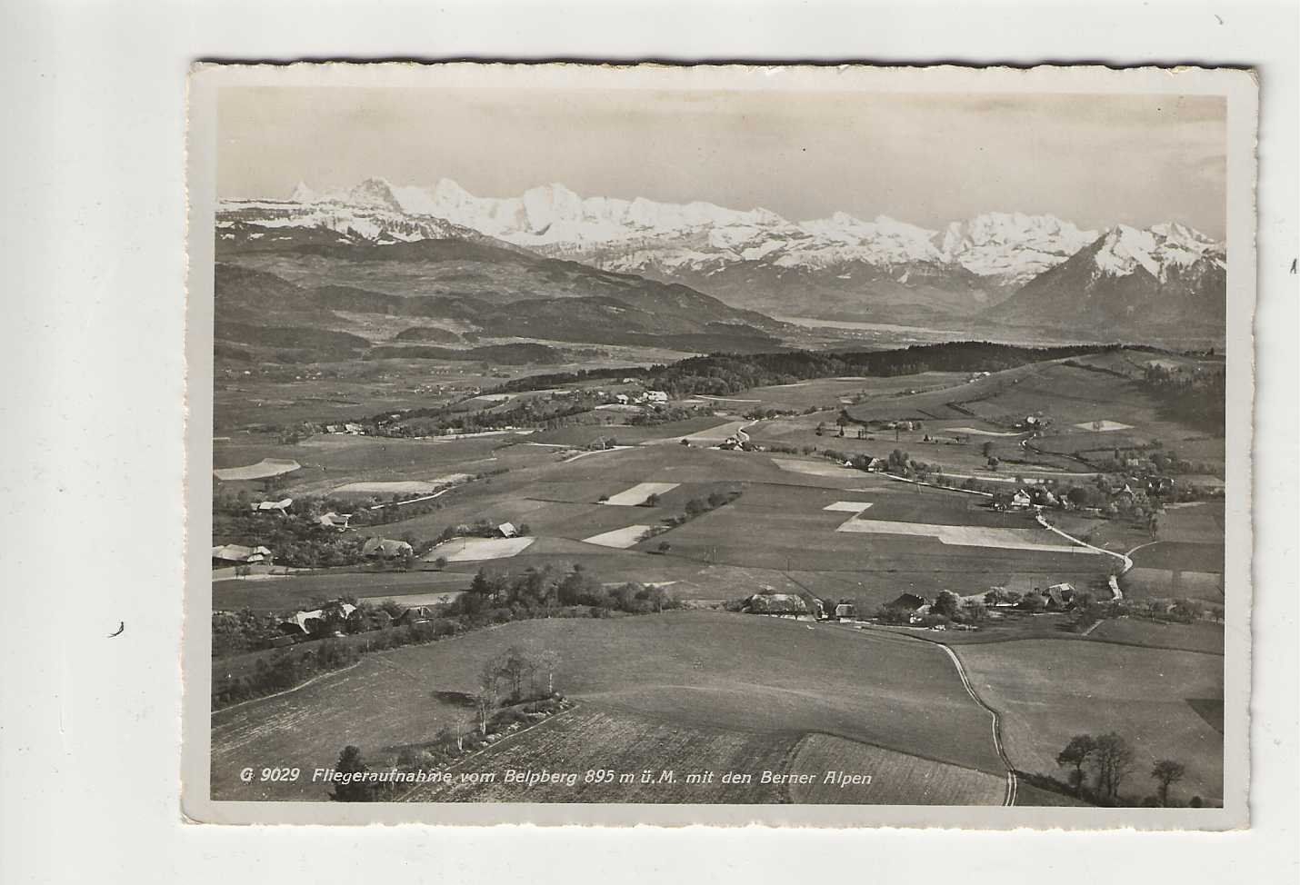 Cartoline postali: Belpberg,  Fliegeraufnahme – Usato da Spiez venduto da Niesen20