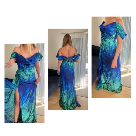 Elegantes Maxikleid mit Beinschlitz