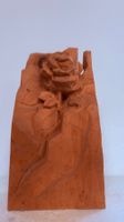 Holzskulptur Rose der Liebe Geschenk