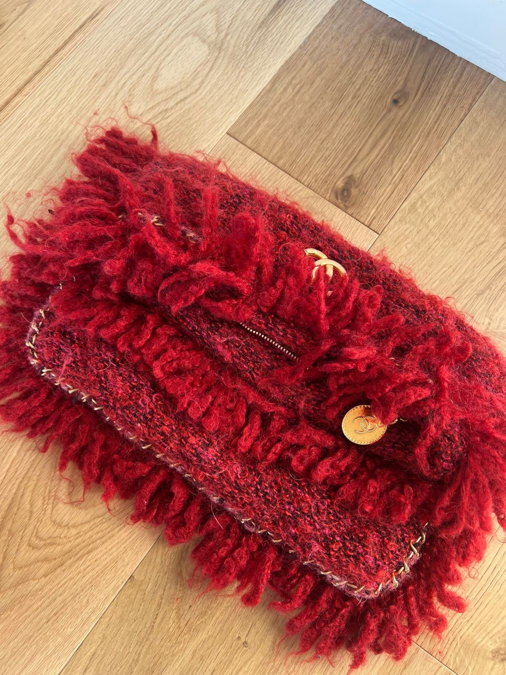 Chanel Taschen: Pochette Chanel en tweed – Gebraucht aus Lutry von roxypoxy 2