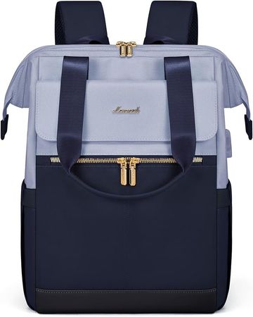 Rucksack | Laptop Tasche | Schule Reiserucksack Hellblau & M