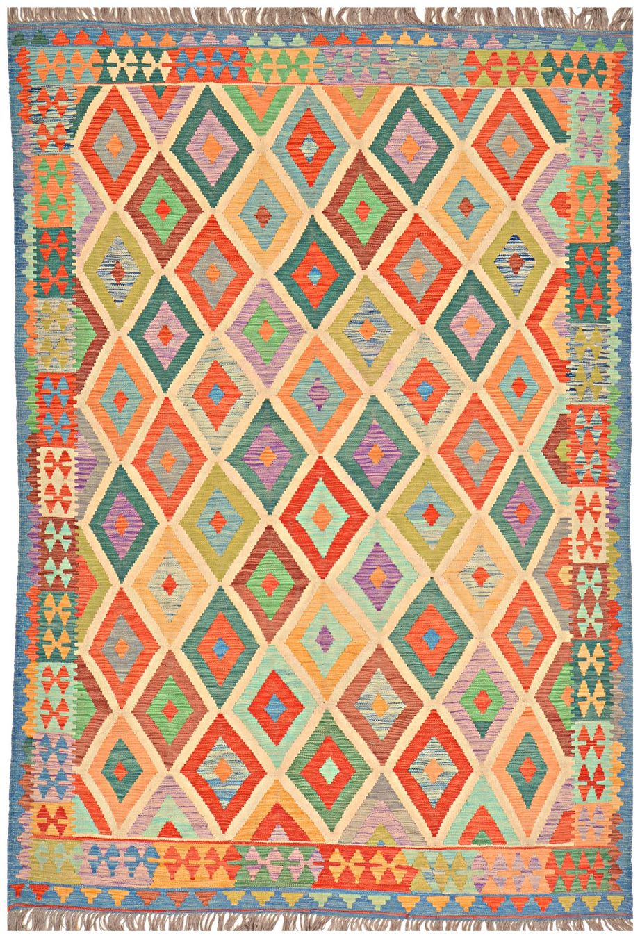 Kelim Tappeti: Oriente Afghan Kelim Teppich 200x300 cm – Nuovo e nell'imballaggio originale da Lahore venduto da Fairways79 4