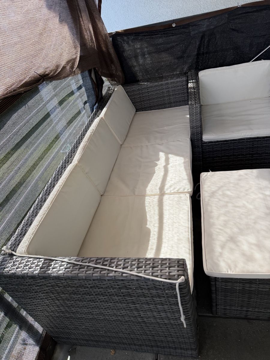 Divani: Gartensofa Set Rattanoptik 3-teilig gebraucht – Usato da Courtepin venduto da gil_56w6 1