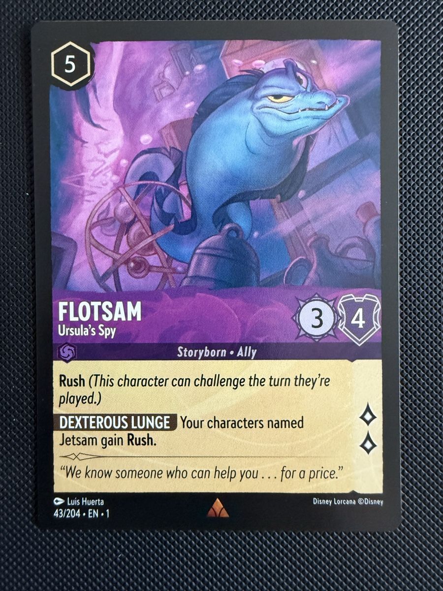 Disney Cartes à collectionner: Flotsam - Ursula‘s Spy – Neuf (Voir description) à Allenwinden par nam_1988