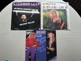 AMANDA LEAR tolle Single Kult Top 70's Hit Disco Electronic