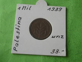 Palästina 1939, 1 Mil    unz