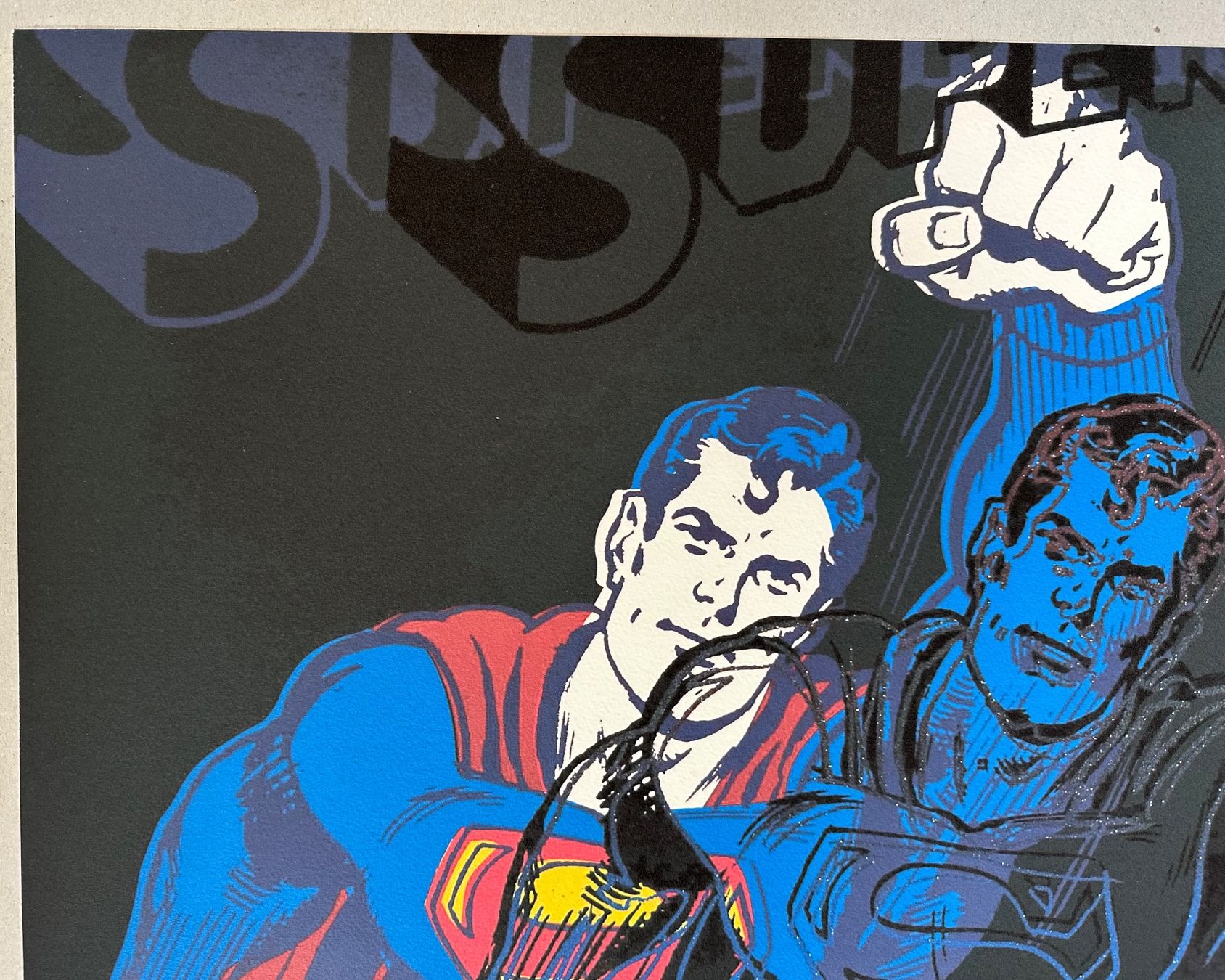 Foto & Immagini: Andy Warhol: Superman, POP Art 303/2400 – Nuovo (secondo la descrizione) da Meilen venduto da Smgdesign 3