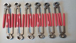 12x Beisszange rot Isoliert 