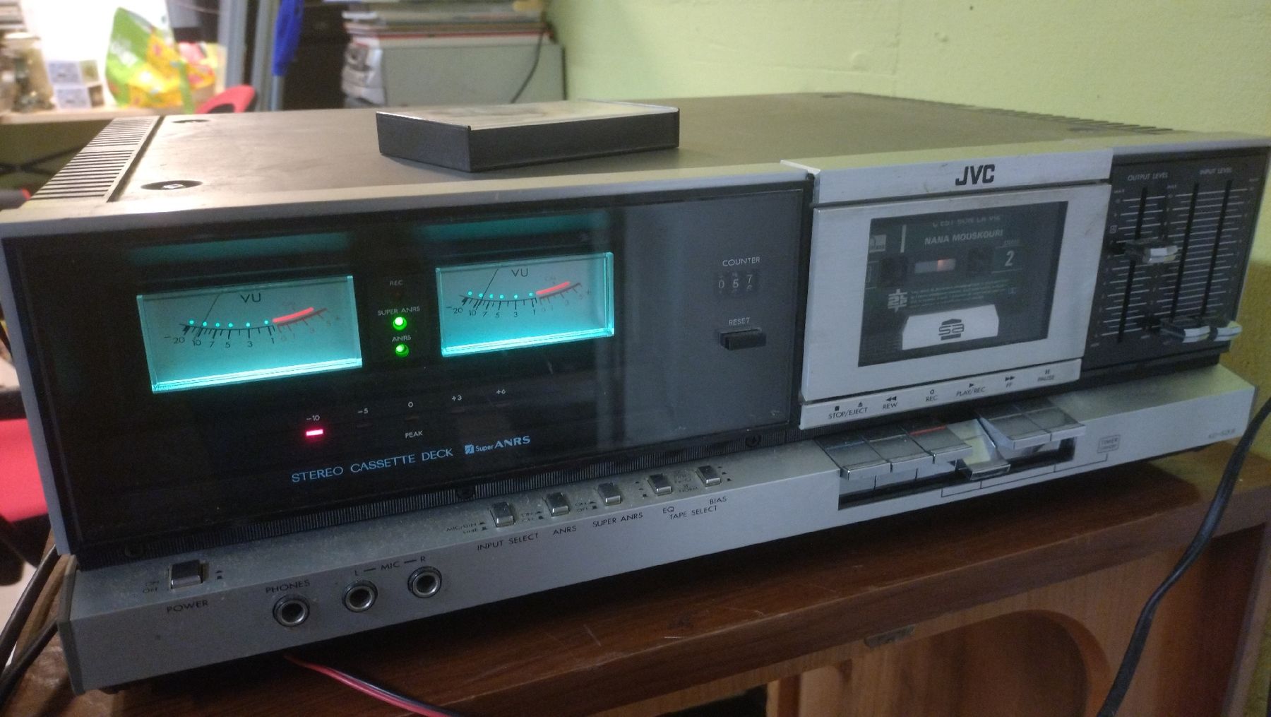 Platine Cassette JVC KD-X2E - Lecteur Magnétophone Vintage, Noir, Testé