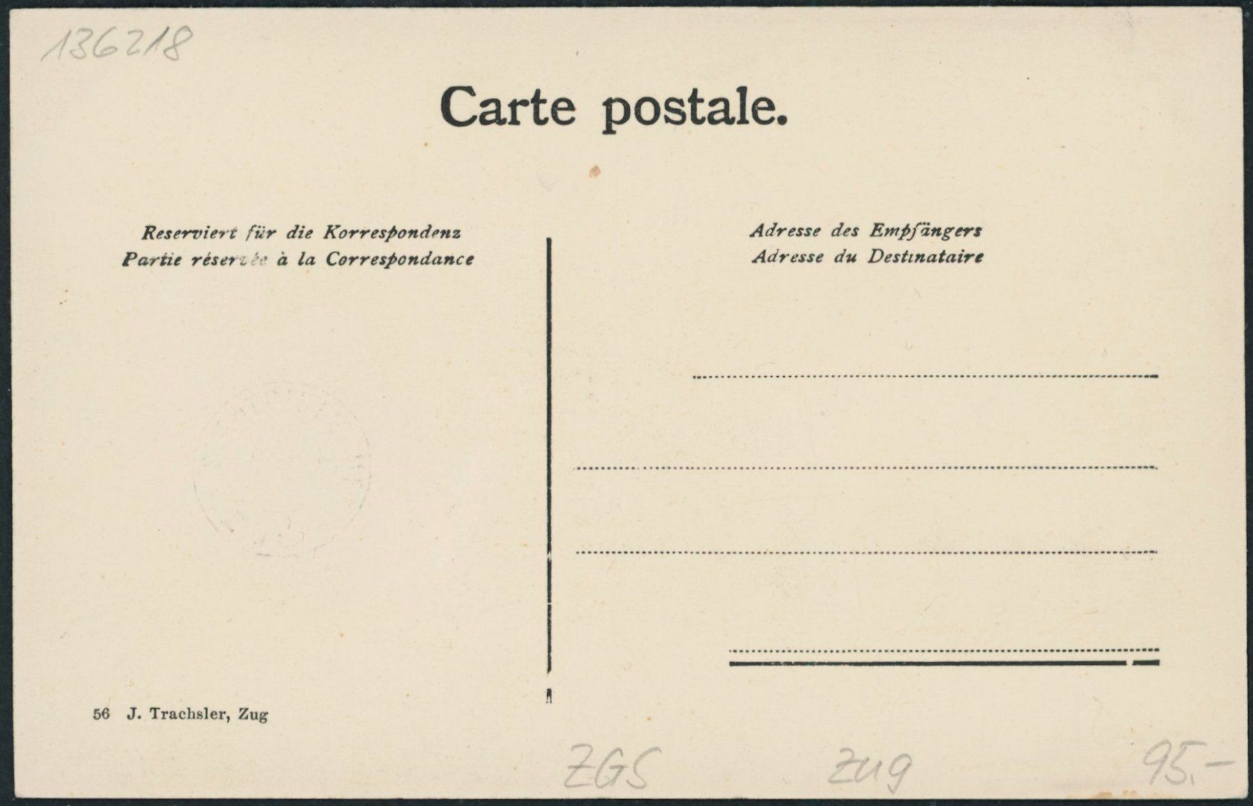 Cartoline postali: ZGS Zug – Nuovo (secondo la descrizione) da Schindellegi venduto da leecollect 1