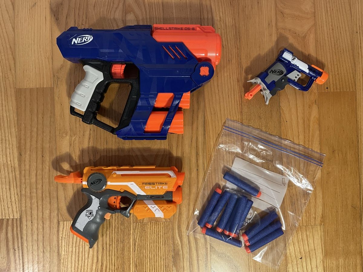 Nerf Giocattoli: Nerf Faustpistolenset – Nuovo (secondo la descrizione) da Basel venduto da Janou07