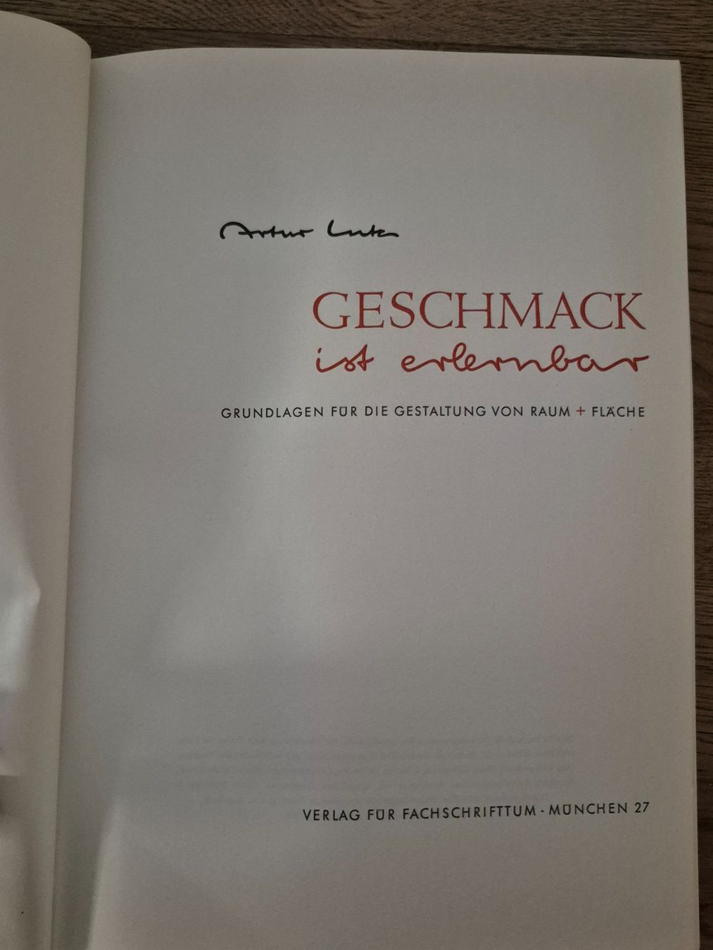 Libri: GESCHMACK ist erlernbar – Usato da Balsthal venduto da Jamamoegg 1