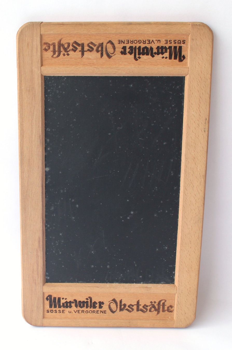 Insegne: Schiefertafel Mosterei Obstverwertungsgenossenschaft Märwil – Nuovo (secondo la descrizione) da Zürich venduto da Auctionata 2