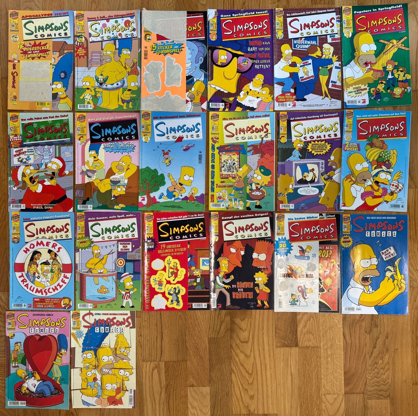 Comics: Simpsons Comics / Bart Simpson Comics / Krusty Comic – Gebraucht aus Schwyz von pascalvh