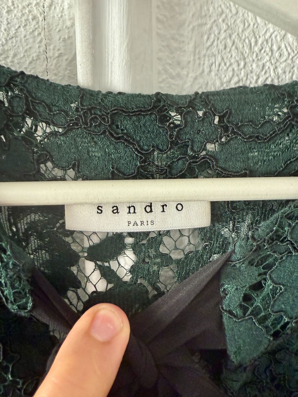 Sandro Kleider: Sandro Spitzenkleid, Grün, Gr. S, Top!... – Gebraucht aus Basel von Friend68 2