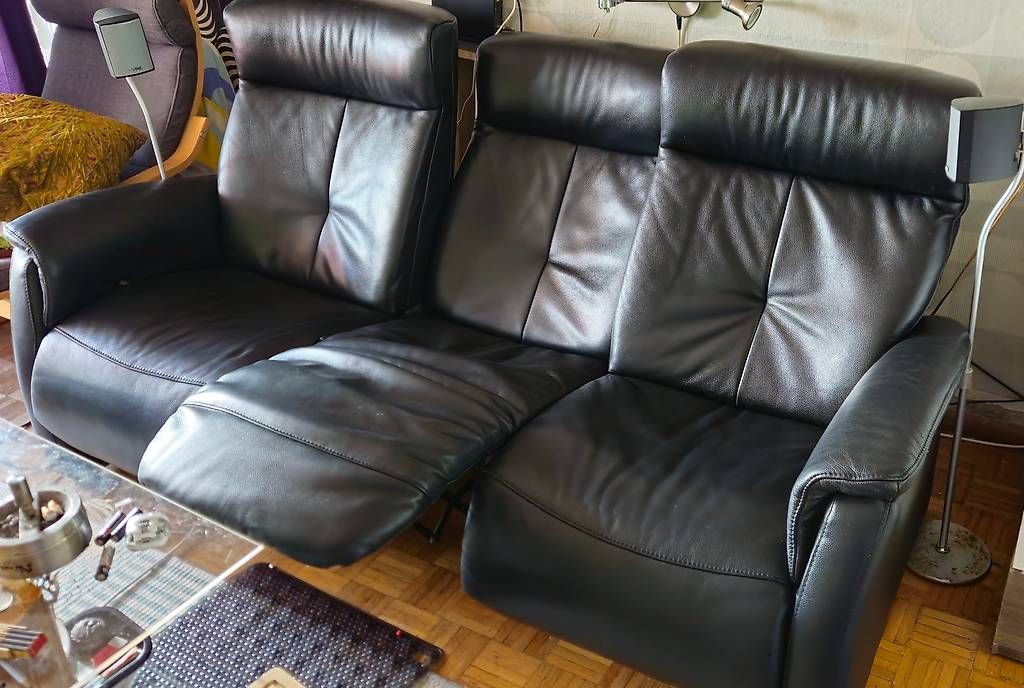 Divani: Leder Sofa 3 Sitzer Couch Sitze klappbar – Usato da Frenkendorf venduto da fel_vpj8
