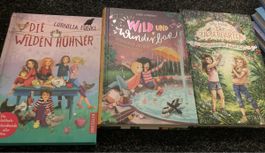 3 Mädchenbücher, Wilde Hühner, Zaubergarten