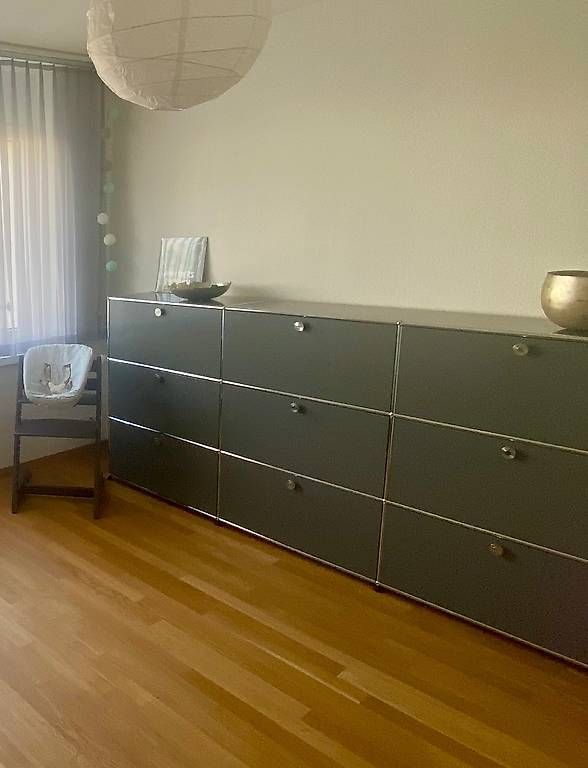 USM Scaffali: USM Ablageregal System 350 mittelgrau – Usato da Zürich venduto da sts_57wr