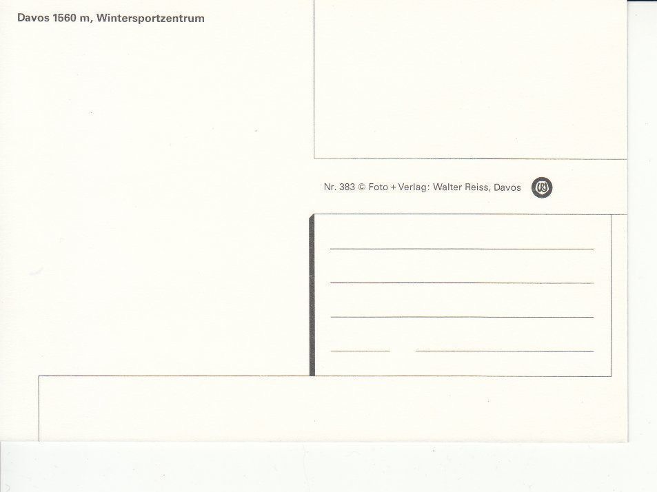 Cartoline postali: Davos 27 um 1995 – Usato da Bürglen TG venduto da StampGraf 1