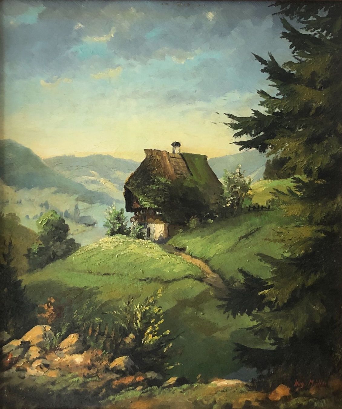 Dipinti: Müller Hugo (1910-1994) – Usato da Grosshöchstetten venduto da Perle1951 1