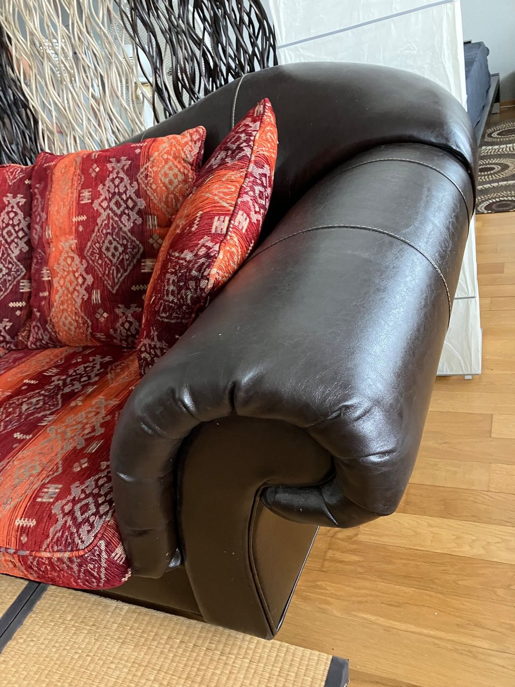 Sofas: Sofa im Ethno-Look / Kolonialstil – D'occasion à Winterthur par Seepferdchen63 1