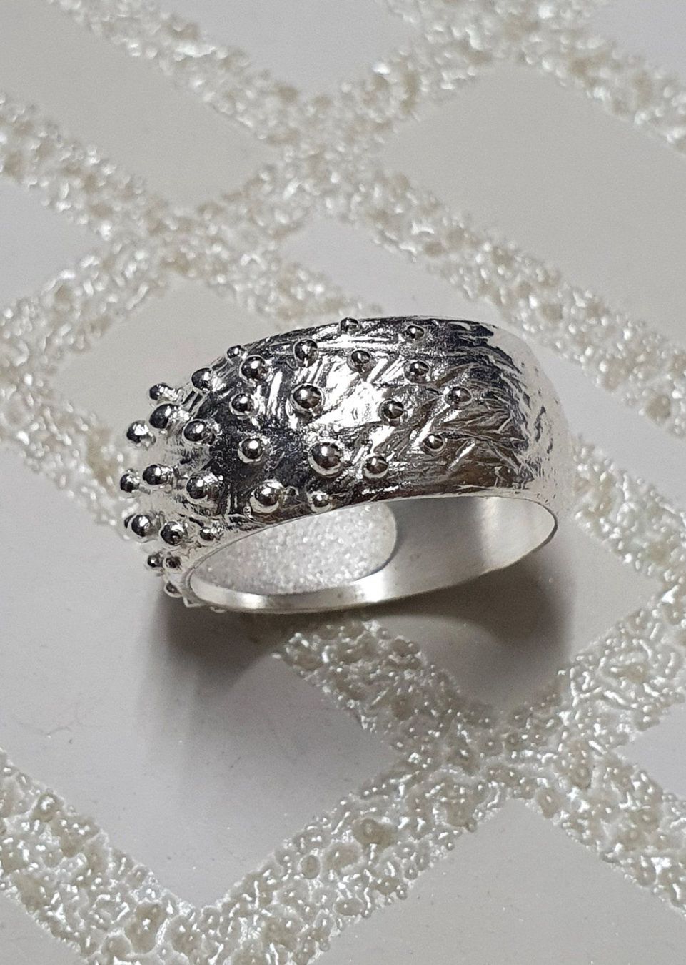 Anelli: Neu: "Drachenfels Design" / Ring Gr. 58 / 925 Silber – Nuovo (secondo la descrizione) da Muri AG venduto da Edlerweiss 2