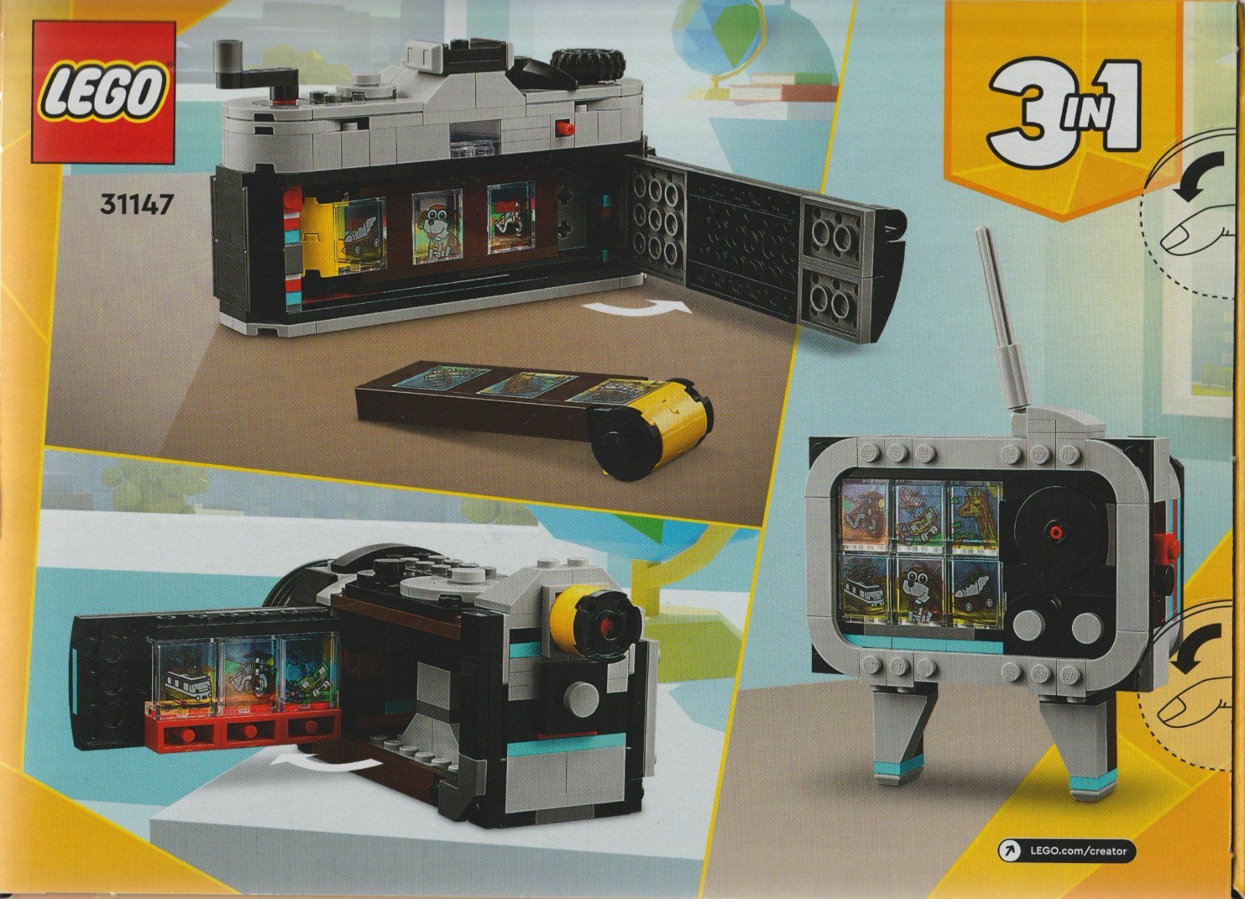 Lego Kit di costruzioni: LEGO CREATOR 3 IN 1 31147 RETRO CAMERA   new – Nuovo e nell'imballaggio originale da Vezia venduto da Aquarius_Age 1