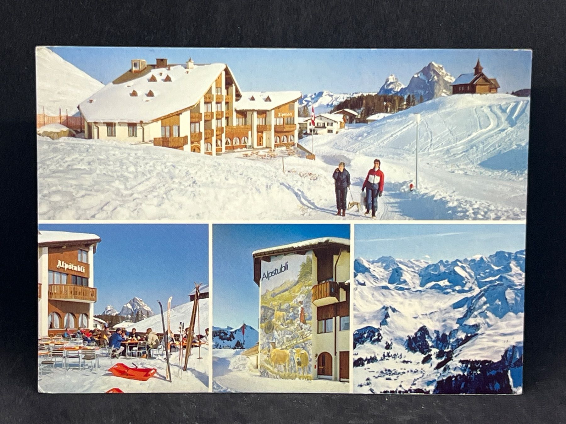 Cartoline postali: Ansichtskarte: Hotel-Restaurant Alpstubli, Stoos – Usato da Widnau venduto da Brusi9