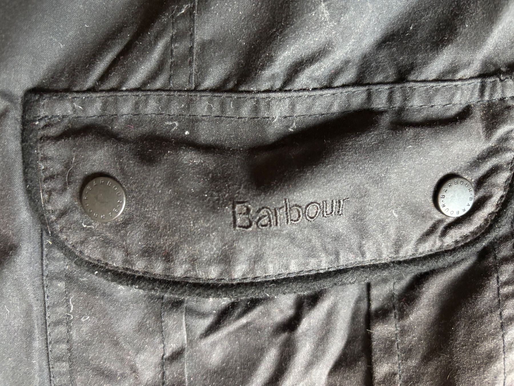 Barbour Giacche: Original Barbour Wachsjacke dunkelblau – Usato da Zürich venduto da Millie 4