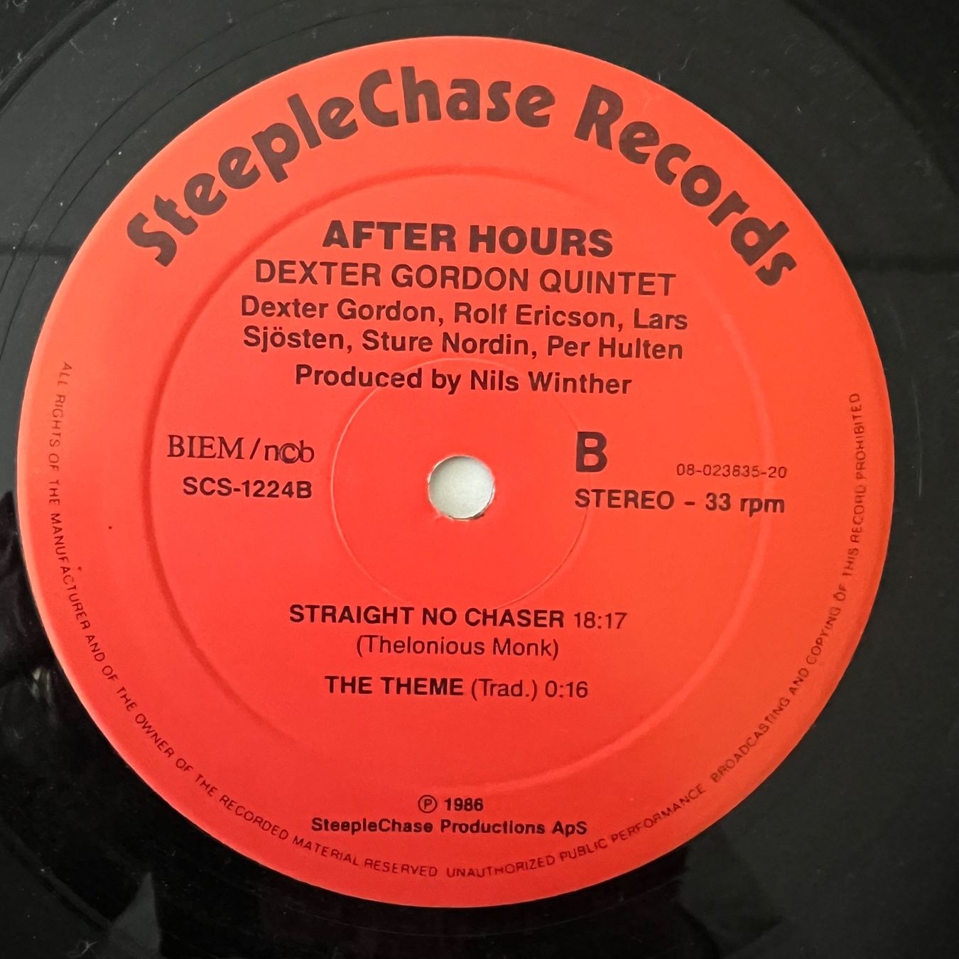 Dischi in vinile: Dexter Gordon Quintet -After Hours / 1. Denmark-Press. 1986 – Usato da Gais venduto da soundcave57 3