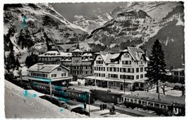 Grindelwald, Bahnhof & Hotel Terminus, um 1940-45