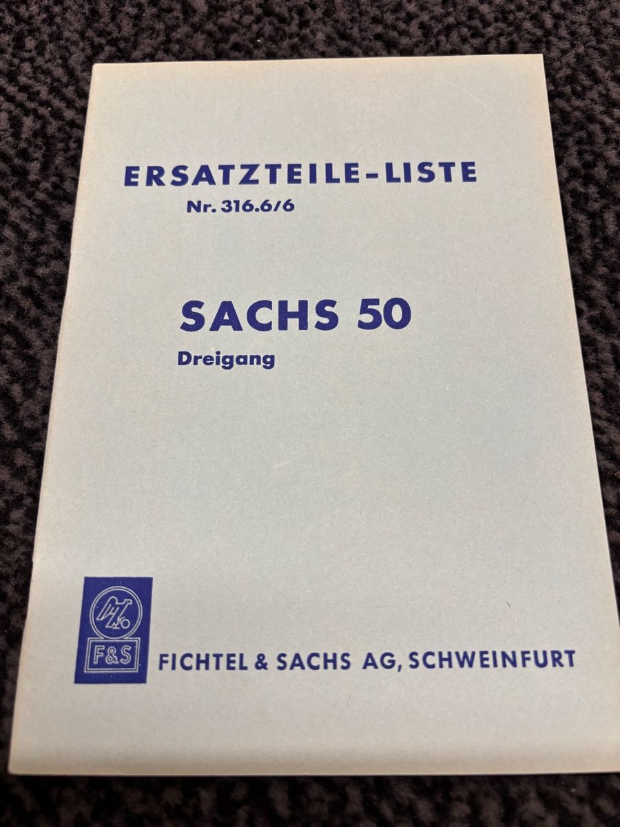 Sachs Mofas: Sachs Ersatzteile - Liste  – Neu (gemäss Beschreibung) aus Thun von Tresorknacker