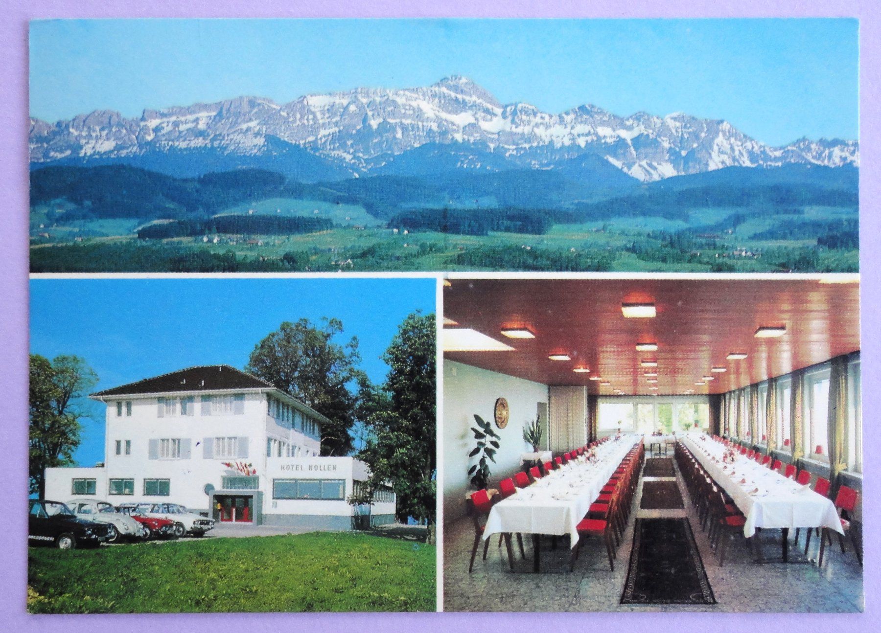 Cartoline postali: Hotel Nollen, Hosenruck – Difettoso da Fétigny venduto da Billy2miny