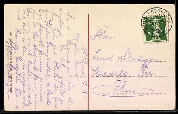 Cartoline postali: AK Heiligenschwendi, Sanatorium – Usato da Berlin venduto da bartko-reher 1