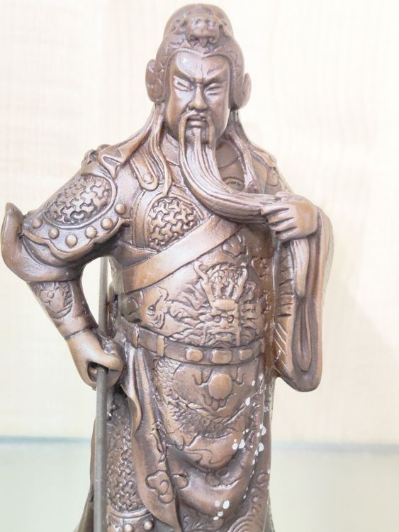 ASIATISCHER GENERAL GUAN YU BRONZEFIGUR SIGN MILO | Kaufen auf Ricardo