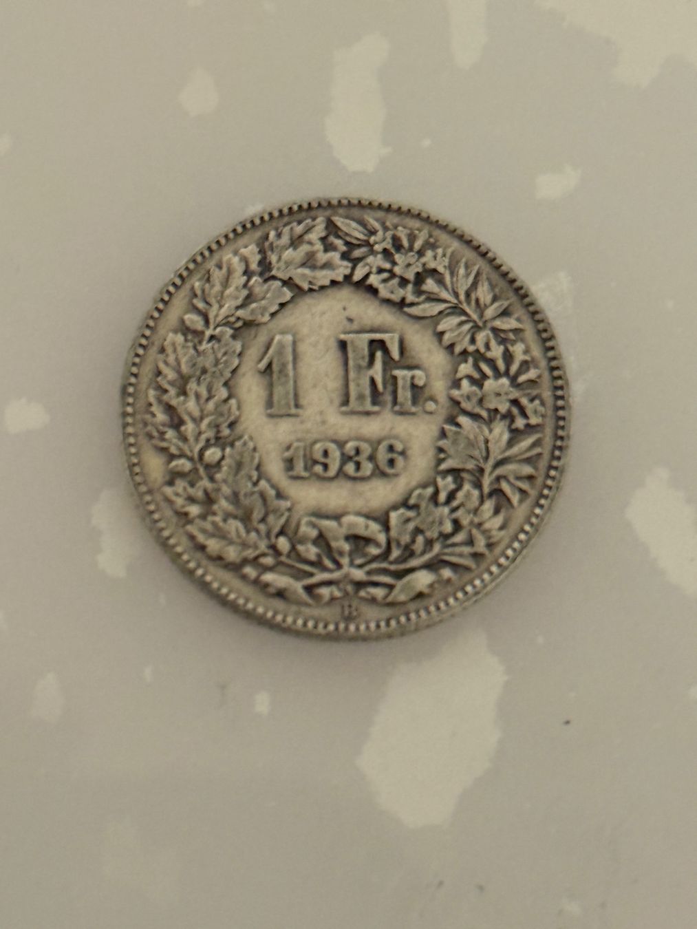 Tutti le monete: 1 Franken 1936  Rar – Usato da Wallisellen venduto da SWISS_SILVER1