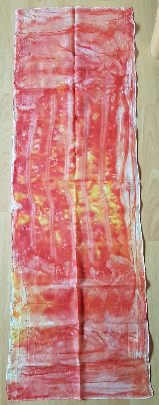 Foulard & Sciarpe: LEICHTER SEIDENSCHAL / HANDARBEIT EINGEFÄRBT – Usato da Sax venduto da spazieren